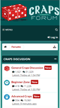 Mobile Screenshot of crapsforum.com